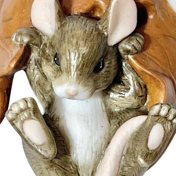 Vintage Charming Tales Fitz Floyd Mouse Mice Porcelain Ornament Figurines Pair - Picture 9 of 13